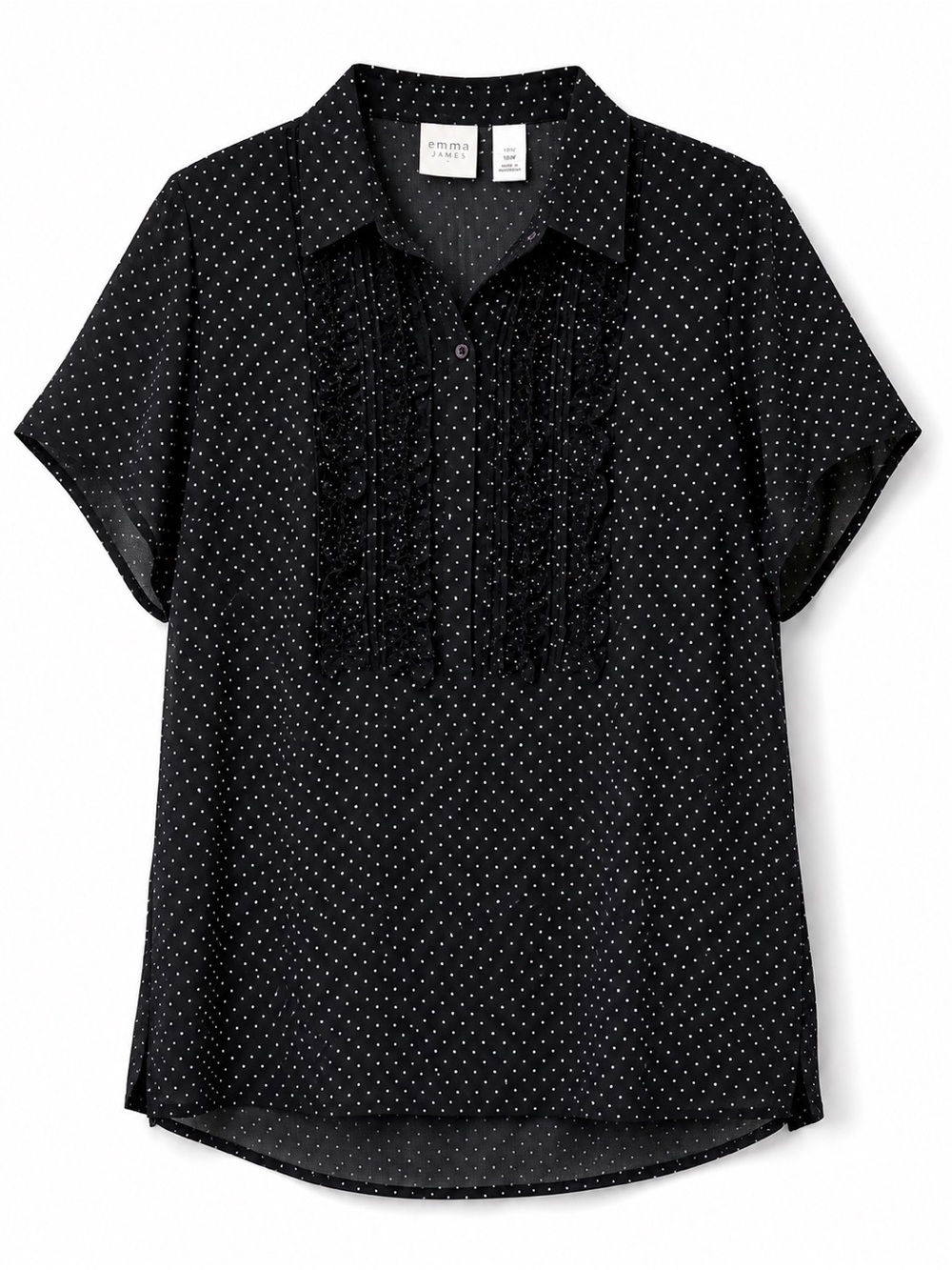 Emma James Polka Dot Blouse Size 18W